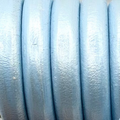 Metallic North Carolina Blue 10x6mm Regaliz Leather