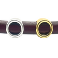 letter-o-10x6mm - Available in Silver, Gold and Brass