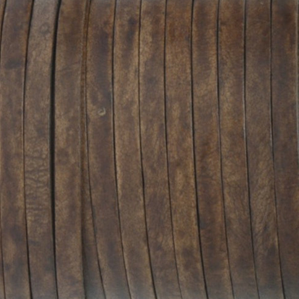 Distressed Dark Brown - Natural Leather 5x2mm