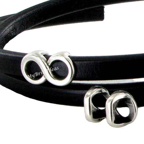 10x6mm Silver Infinity Symbol Spacer